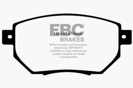 EBC 05-06 Nissan Altima 3.5 SE-R Greenstuff Front Brake Pads