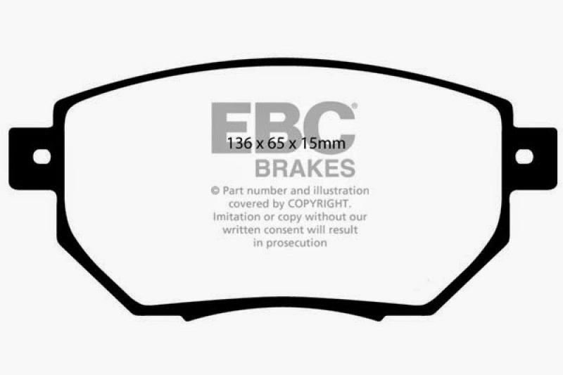 EBC 05-06 Nissan Altima 3.5 SE-R Redstuff Front Brake Pads