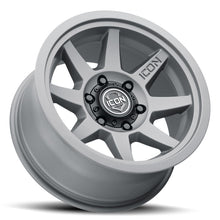 Load image into Gallery viewer, ICON Rebound 17x8.5 5x5 -6mm Offset 4.5in BS 71.5mm Bore Charcoal Wheel