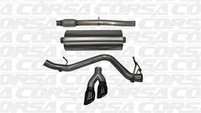 Load image into Gallery viewer, Corsa 14-19 GMC Sierra/Chevy Silv 1500 Crew Cab/Std. Bed 5.3L V8 Black Sport Single Side CB Exhaust