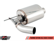 Load image into Gallery viewer, AWE Tuning BMW F3X 340i Touring Edition Axle-Back Exhaust - Chrome Silver Tips (90mm)