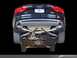 AWE Tuning Audi C7 A7 3.0T Touring Edition Exhaust - Dual Outlet Chrome Silver Tips