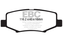 Load image into Gallery viewer, EBC 06-11 Dodge Nitro 3.7 Extra Duty Rear Brake Pads