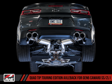 Load image into Gallery viewer, AWE Tuning 16-19 Chevrolet Camaro SS Axle-back Exhaust - Touring Edition (Quad Chrome Silver Tips)