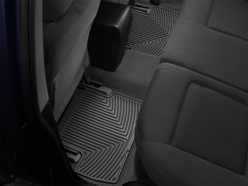 WeatherTech 13+ Lexus ES Rear Rubber Mats - Black