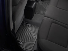 Load image into Gallery viewer, WeatherTech 04+ Nissan Armada Rear Rubber Mats - Black