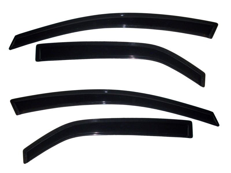 AVS 10-12 Kia Forte Ventvisor Outside Mount Window Deflectors 4pc - Smoke