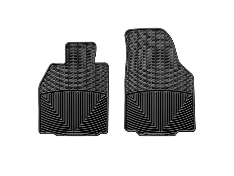 WeatherTech 05-11 Porsche 911 (997) Front Rubber Mats - Black