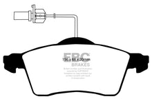 Load image into Gallery viewer, EBC 00 Volkswagen Eurovan 2.8 (ATE) with Wear Leads Greenstuff Front Brake Pads