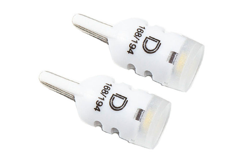 Diode Dynamics 194 LED Bulb HP3 LED Natural - White Short (Pair)