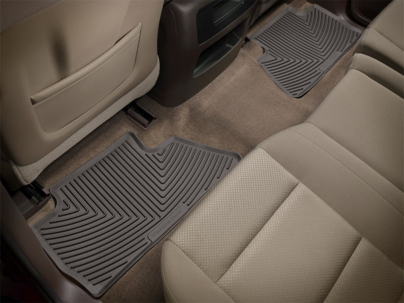 WeatherTech 2013+ Infiniti JX Rear Rubber Mats - Cocoa