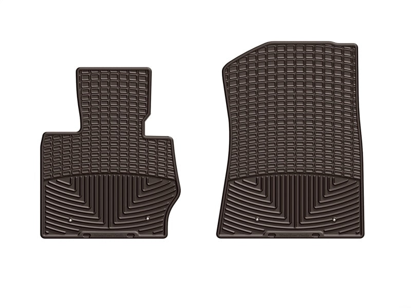 WeatherTech 2011+ BMW X3 Front Rubber Mats - Cocoa