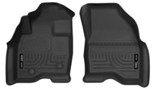 Load image into Gallery viewer, Husky Liners 15-17 Ford Explorer WeatherBeater Black Front Floor Liners