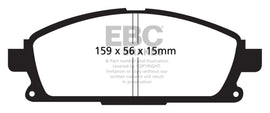 EBC 01 Infiniti Q45 4.1 Redstuff Front Brake Pads