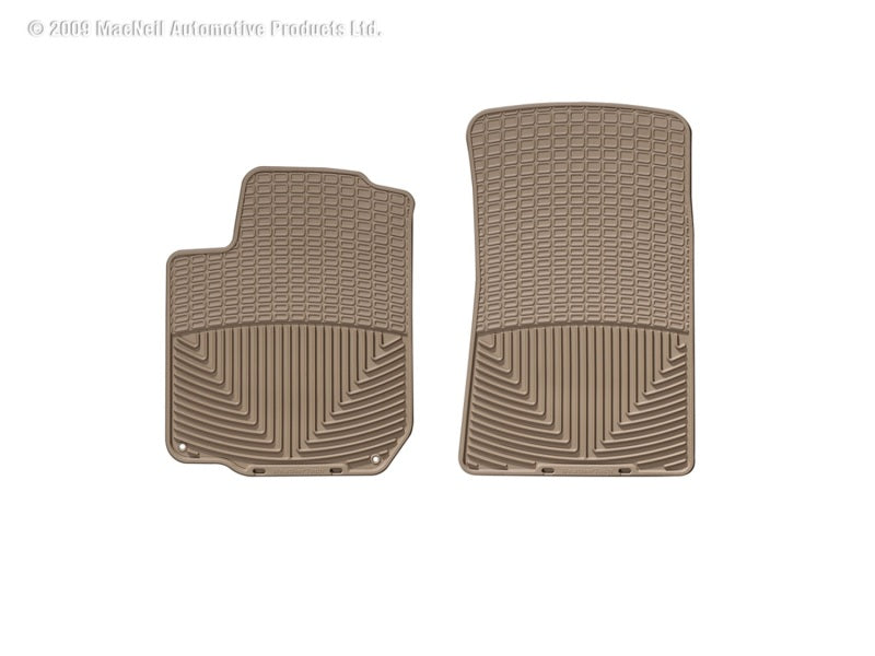 WeatherTech 04 Volkswagen R32 Front Rubber Mats - Tan