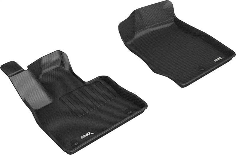 3D MAXpider 20-22 Ford Explorer Kagu 1st Row Floormat - Black