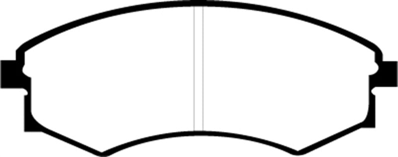 EBC 92-95 Hyundai Elantra 1.6 Redstuff Front Brake Pads