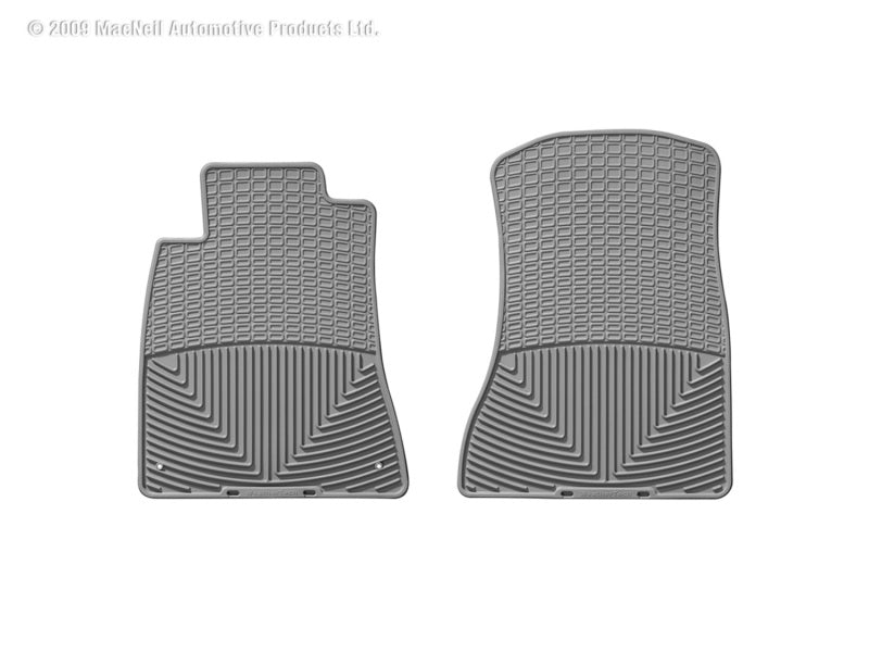 WeatherTech 02+ Lexus SC 430 Front Rubber Mats - Grey