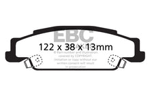 Load image into Gallery viewer, EBC 05-08 Pontiac Grand Prix 5.3 Greenstuff Rear Brake Pads