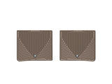 WeatherTech 13+ Lexus ES Rear Rubber Mats - Tan