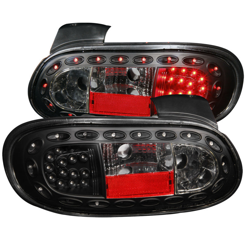 ANZO 1998-2005 Mazda Miata LED Taillights Black