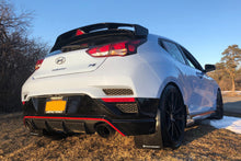 Load image into Gallery viewer, Rally Armor 19-22 Hyundai Veloster N White UR Mud Flap w/ Black Logo