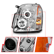 Load image into Gallery viewer, ANZO 2007-2014 GMC Yukon Projector Headlights w/ Halo Chrome (CCFL)