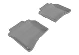 3D MAXpider 2014-2019 Mercedes-Benz S-Class W222 Kagu 2nd Row Floormats - Gray