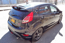 Load image into Gallery viewer, Rally Armor 13-19 Ford Fiesta ST Black UR Mud Flap w/Silver Logo