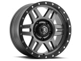 ICON Six Speed 17x8.5 6x5.5 0mm Offset 4.75in BS 108mm Bore Gun Metal Wheel