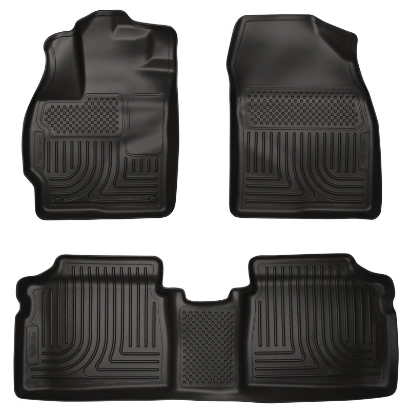 Husky Liners 10-12 Toyota Prius WeatherBeater Combo Black Floor Liners