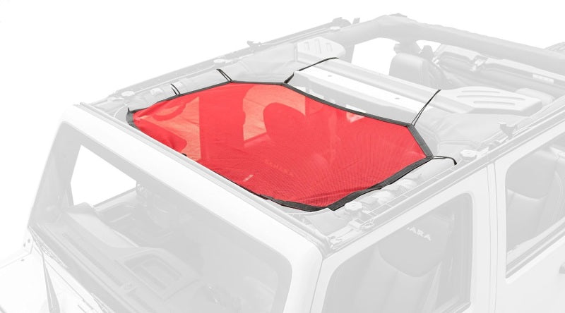 Rugged Ridge Eclipse Sun Shade Front Red 07-18 Jeep Wrangler