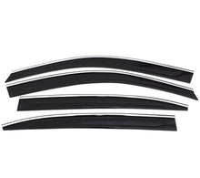 Load image into Gallery viewer, AVS 06-13 Lexus IS250 Ventvisor Low Profile Deflectors 4pc - Smoke w/Chrome Trim