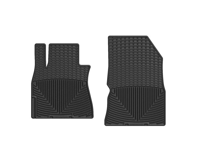 WeatherTech 12+ Nissan Versa Front Rubber Mats - Black