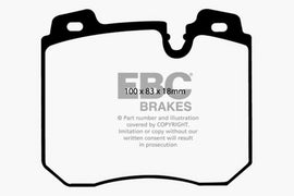EBC 90-95 BMW 750iL 5.0 (E32) Greenstuff Front Brake Pads