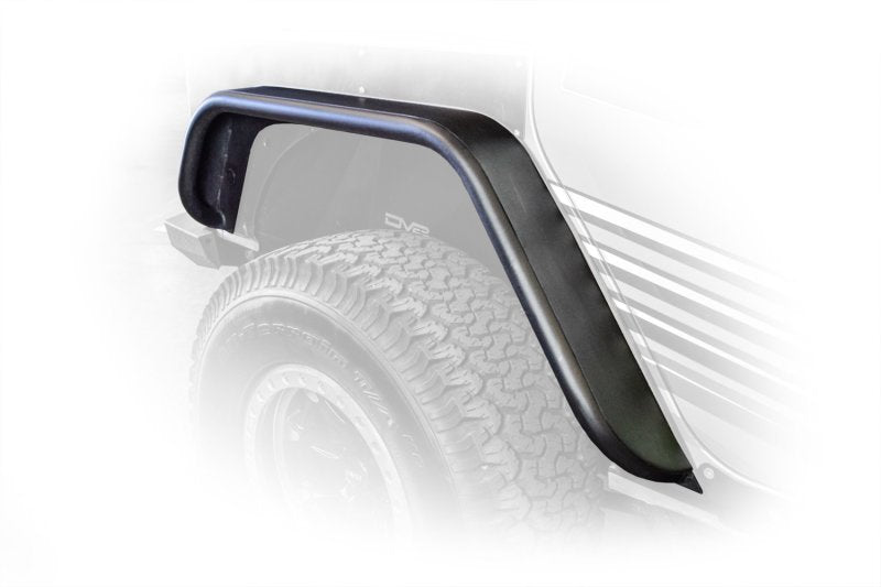 DV8 Offroad 07-18 Jeep Wrangler JK Front & Rear Flat Tube Fenders