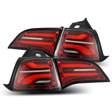 Load image into Gallery viewer, AlphaRex 20-22 Tesla Model Y PRO-Series LED Tail Lights Red Smoke w/Seq Sig