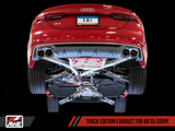 AWE Tuning Audi B9 S5 Coupe 3.0T Track Edition Exhaust - Chrome Silver Tips (102mm)