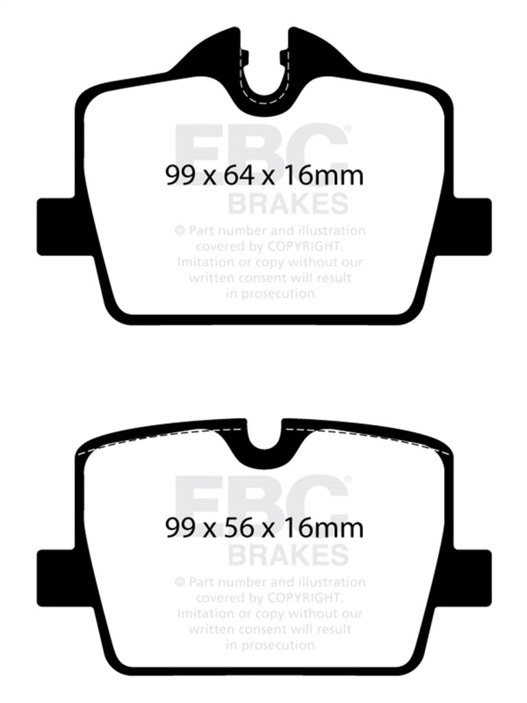 EBC 2019+ BMW Z4 G29 2.0T Greenstuff Rear Brake Pads