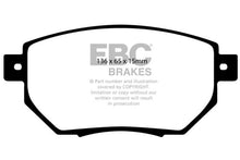 Load image into Gallery viewer, EBC 05-06 Nissan Altima 3.5 SE-R Redstuff Front Brake Pads