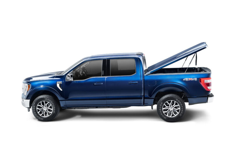 UnderCover 2021 Ford F-150 Crew Cab 5.5ft Elite LX Bed Cover - Antimatter Blue