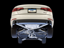 Load image into Gallery viewer, AWE Tuning Audi B9 A4 Track Edition Exhaust Dual Outlet - Chrome Silver Tips (Includes DP)