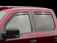 Load image into Gallery viewer, WeatherTech 2015+ Ford F-150 SuperCrew Front and Rear Side Window Deflectors - Dark Smoke