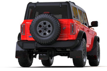 Load image into Gallery viewer, Rally Armor 21-24 Ford Bronco (Plstc Bmpr + RR - NO Rptr/Sprt) Blk Mud Flap w/Met. Blk Logo