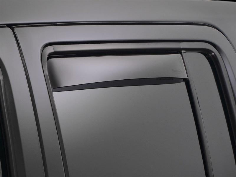 WeatherTech 07-12 Ford Edge Rear Side Window Deflectors - Dark Smoke