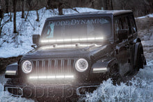 Load image into Gallery viewer, Diode Dynamics 18-21 Jeep JL Wrangler/Gladiator SS50 Hood LED Light Bar Kit - Amber Flood