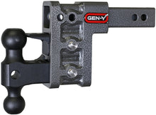 Load image into Gallery viewer, Gen-Y Mega Duty 2in Shank 5in Drop 2K TW 16K Hitch w/GH-051 Dual-Ball/GH-032 Pintle Lock