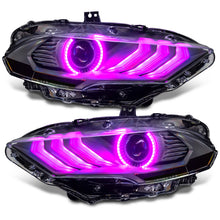 Load image into Gallery viewer, Oracle Lighting 18-23 Ford Mustang Dynamic ColorSHIFT LED Headlights - Black Series