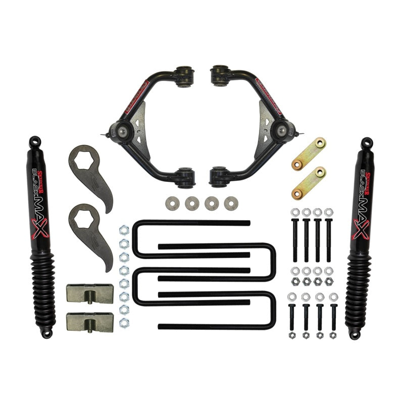 Skyjacker 2011-2019 GM 2500HD/3500HD 2WD/4WD 3-3.5in UCA Lift Kit w/Rear Black Max B8500 Shocks