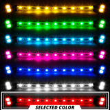 XK Glow Single Color XKGLOW UnderglowLED Accent Light Car/Truck Kit Red - 4x8In